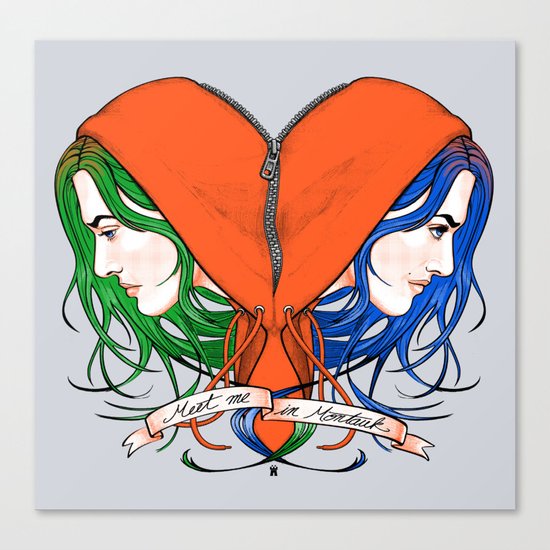 Clementine's Heart Canvas Print