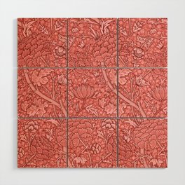 William Morris "Cray" 8. coral Wood Wall Art