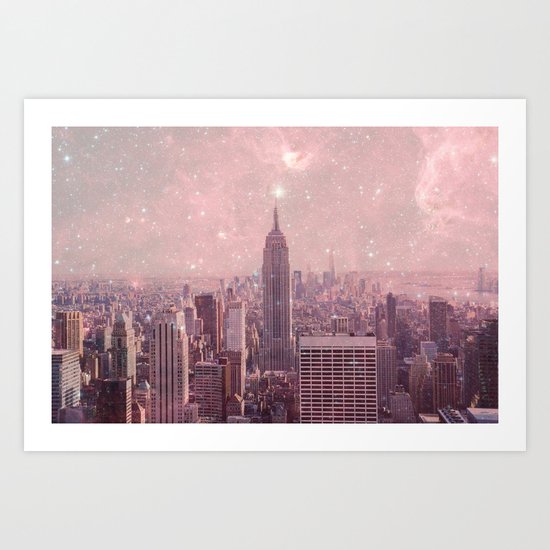 Stardust Covering New York Art Print