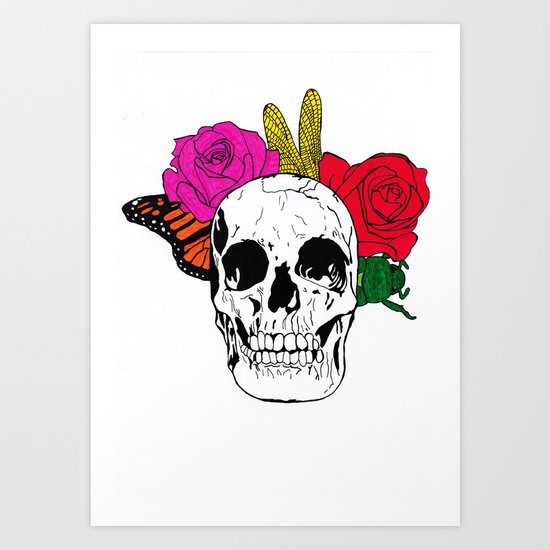 Skull I Art Print