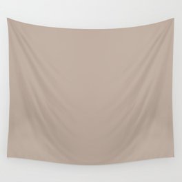 DOESKIN COLOR. Plain Taupe  Wall Tapestry