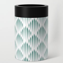 Green Blue Abstract Pattern Can Cooler