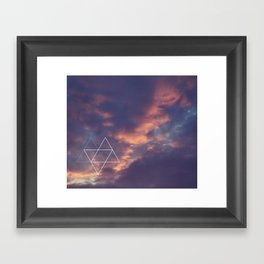 Purple sky Framed Art Print