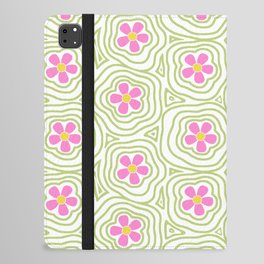 Y2K Flower Power // Groovy Green iPad Folio Case