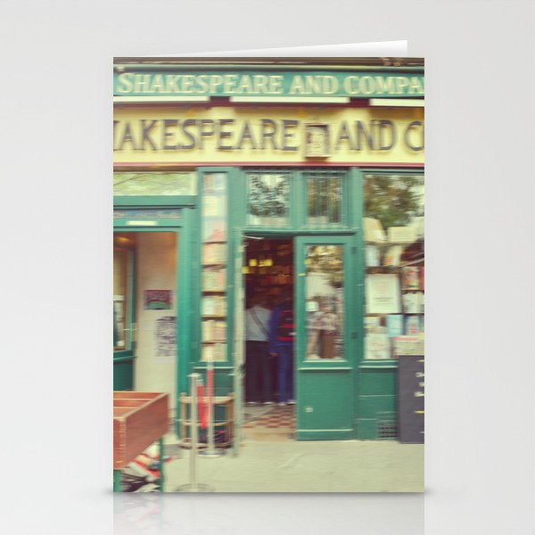Unfocused Paris Nº 5 | Shakespeare and Co. bookshop | Out of focus photography Stationery Cards