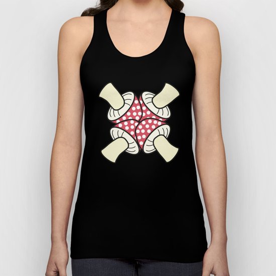 mashroom cross Unisex Tank Top