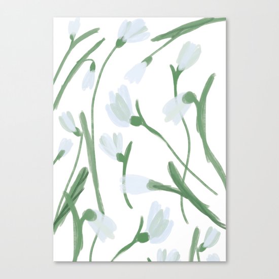 Snowdrops Canvas Print