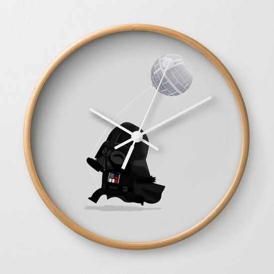 Beware, the Darth Star Wall Clock