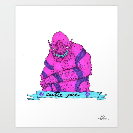 cutie pie Art Print