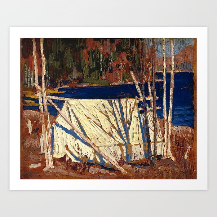 Tom Thomson - The Tent - Canada, Canadian Oil Painting - Group of Seven Art Print