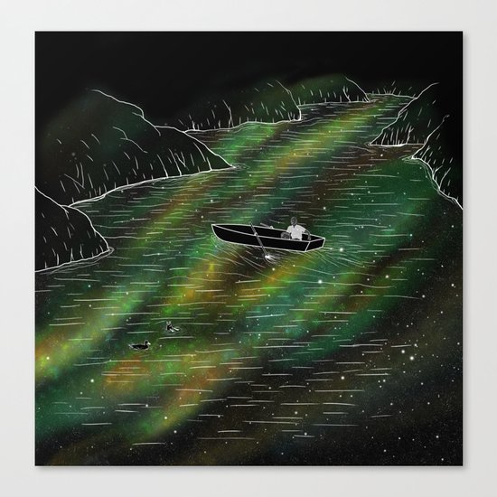 The Space Ship Canvas Print