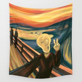 The Selfie Wall Tapestry