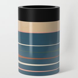 Sunset Modern - Colorful Lines 1 Can Cooler