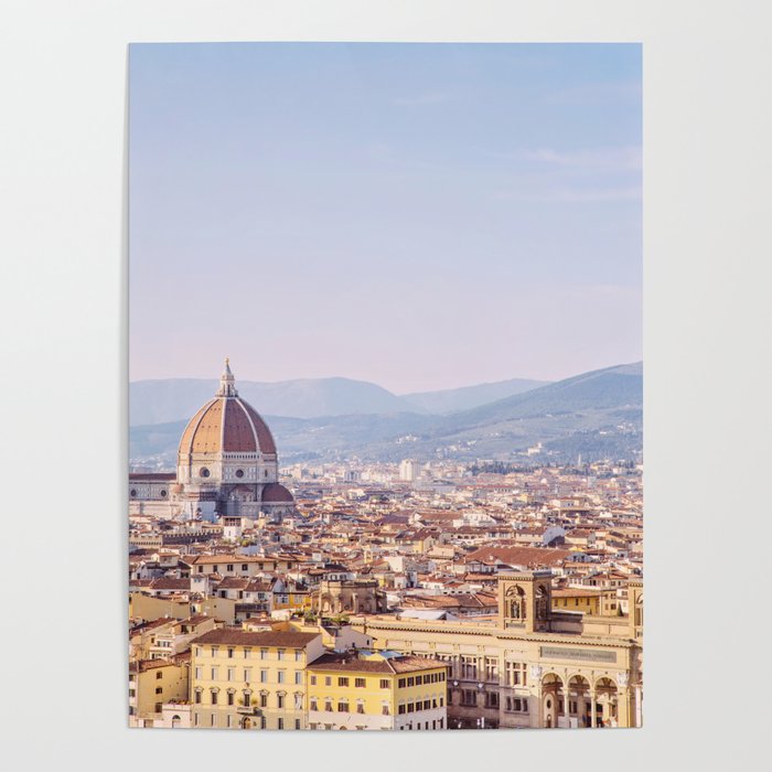 Florence Skyline - Italy Travel Photography Poster