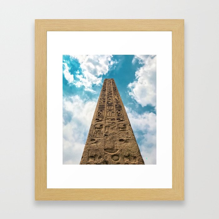 Cleopatra's Obelisk Central Park New York Framed Art Print