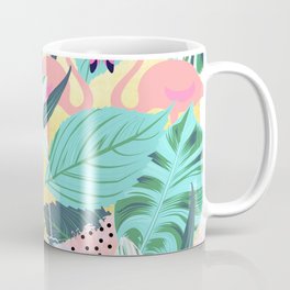 WATER COLOUR TROPICAL FLORAL PATTERN Coffee Mug