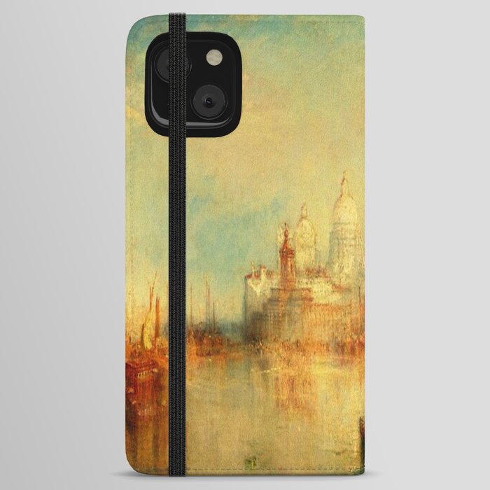 Joseph Mallord William Turner - The Dogana and Santa Maria della Salute, Venice, 1843  iPhone Wallet Case