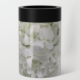 White Hydrangea Can Cooler