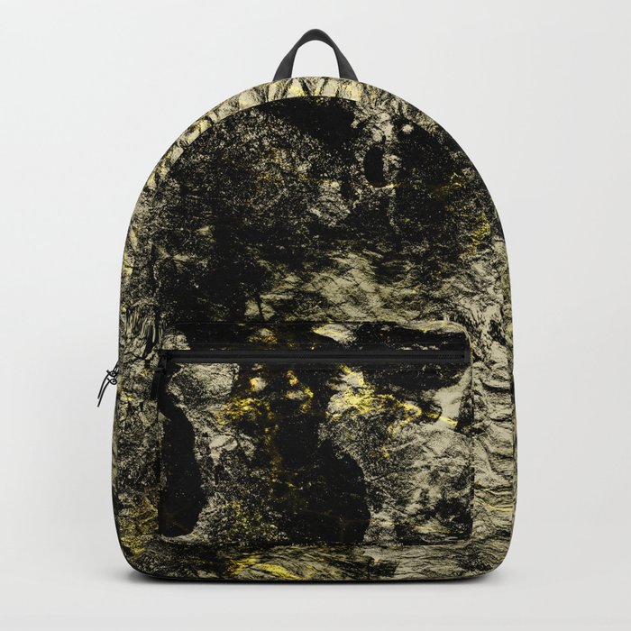 Abstract ink marble texture Backpack