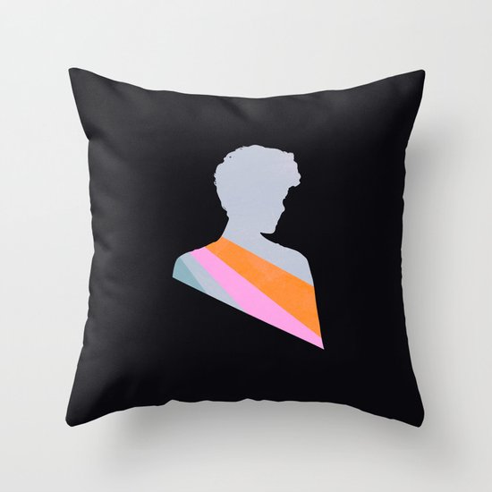 Alone Throw Pillow