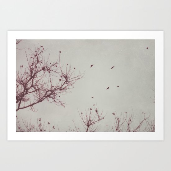 bareness of winter Art Print