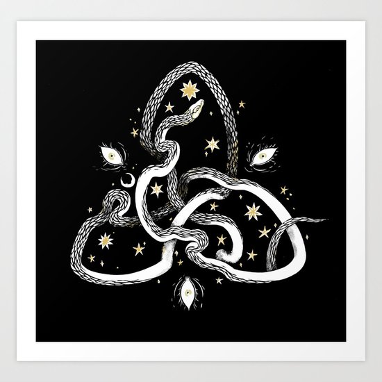 Star Serpent Art Print