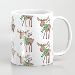 Bundle Up Cold Moose Coffee Mug