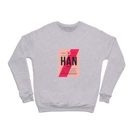 Luggage Tag E - HAN Hanoi Vietnam Crewneck Sweatshirt