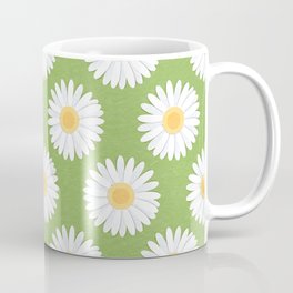 Spring Daisies_Greenery Coffee Mug