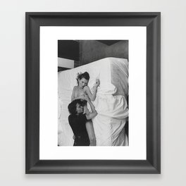 Johnny Depp & Kate Moss Framed Art Print