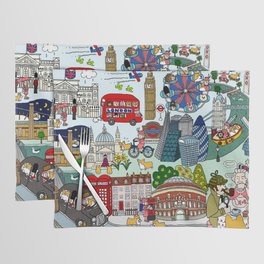 The Queen's London Day Out Placemat