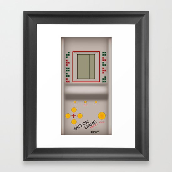 brick game Framed Art Print