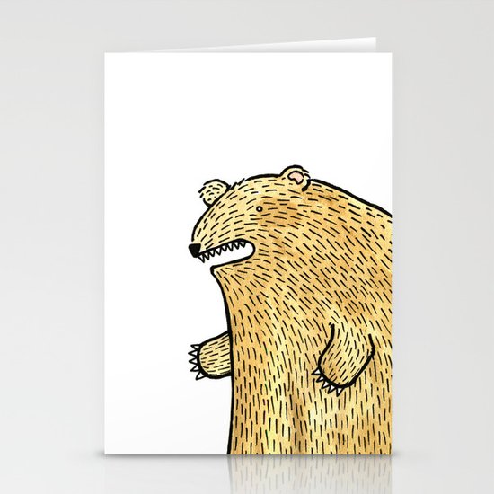 humble bear Stationery Cards