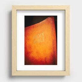 Holy Bible Recessed Framed Print