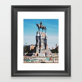 Robert E. Lee Monument Avenue Richmond Virginia Framed Art Print