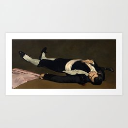 The Dead Toreador, Le Torero mort by Edouard Manet Art Print