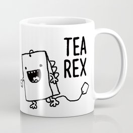 Tea Rex Funny Tea Bag T Rex Pun Coffee Mug
