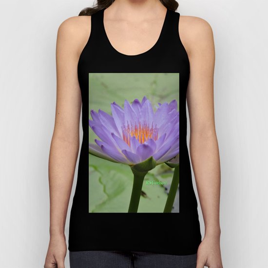 Blue Water Lilies in Hangzhou Unisex Tank Top