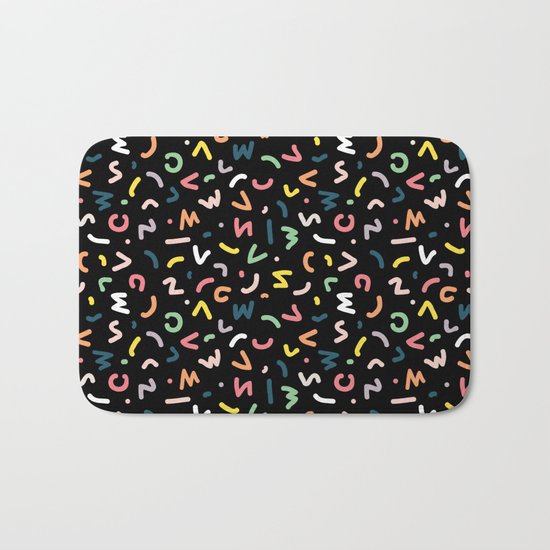 Neon Lights Bath Mat