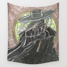 Plague Doctor Wall Tapestry