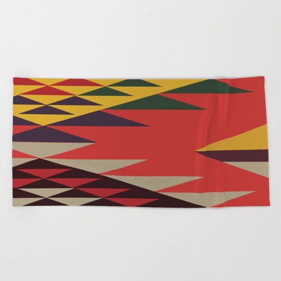 American Native Pattern No. 51 Beach Towel