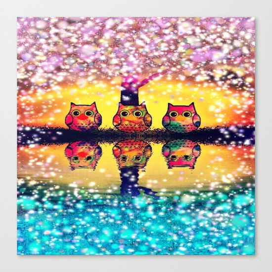 gorgeous owl-266 Canvas Print