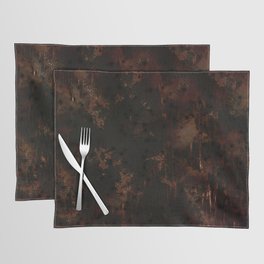 Grunge Rusty Brown Placemat