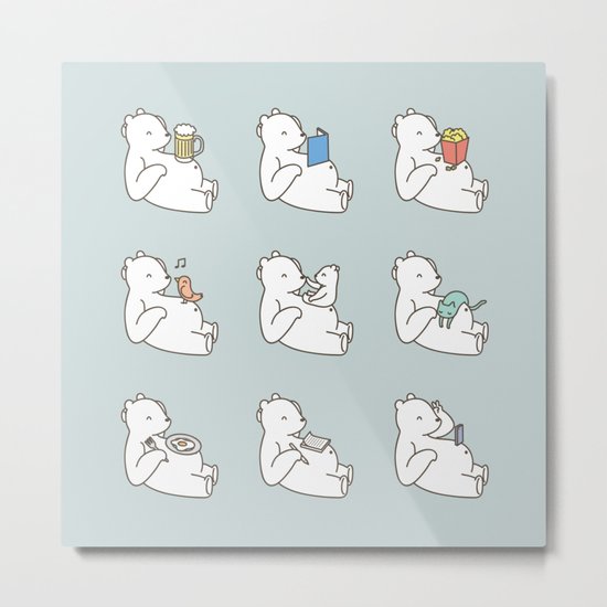 Dad's beer belly Metal Print