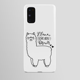 Llama Love You Forever Android Case
