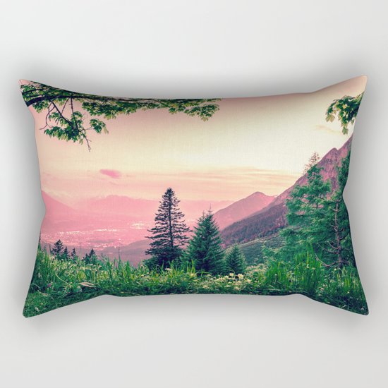 Alpine Fairytale Rectangular Pillow