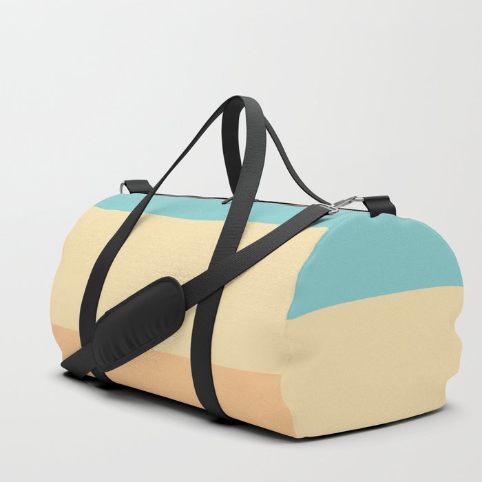 Classic Retro Colors Striped Design - Dahnanah Duffle Bag
