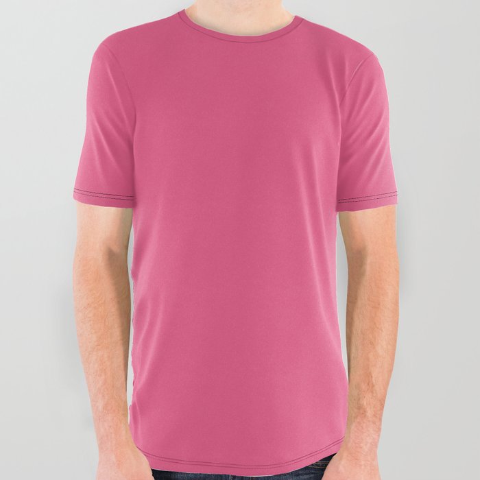Intricate Pink All Over Graphic Tee