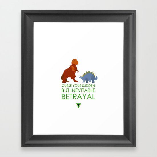 firefly betrayal Framed Art Print