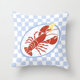 Fresh Lobster Throw Pillow